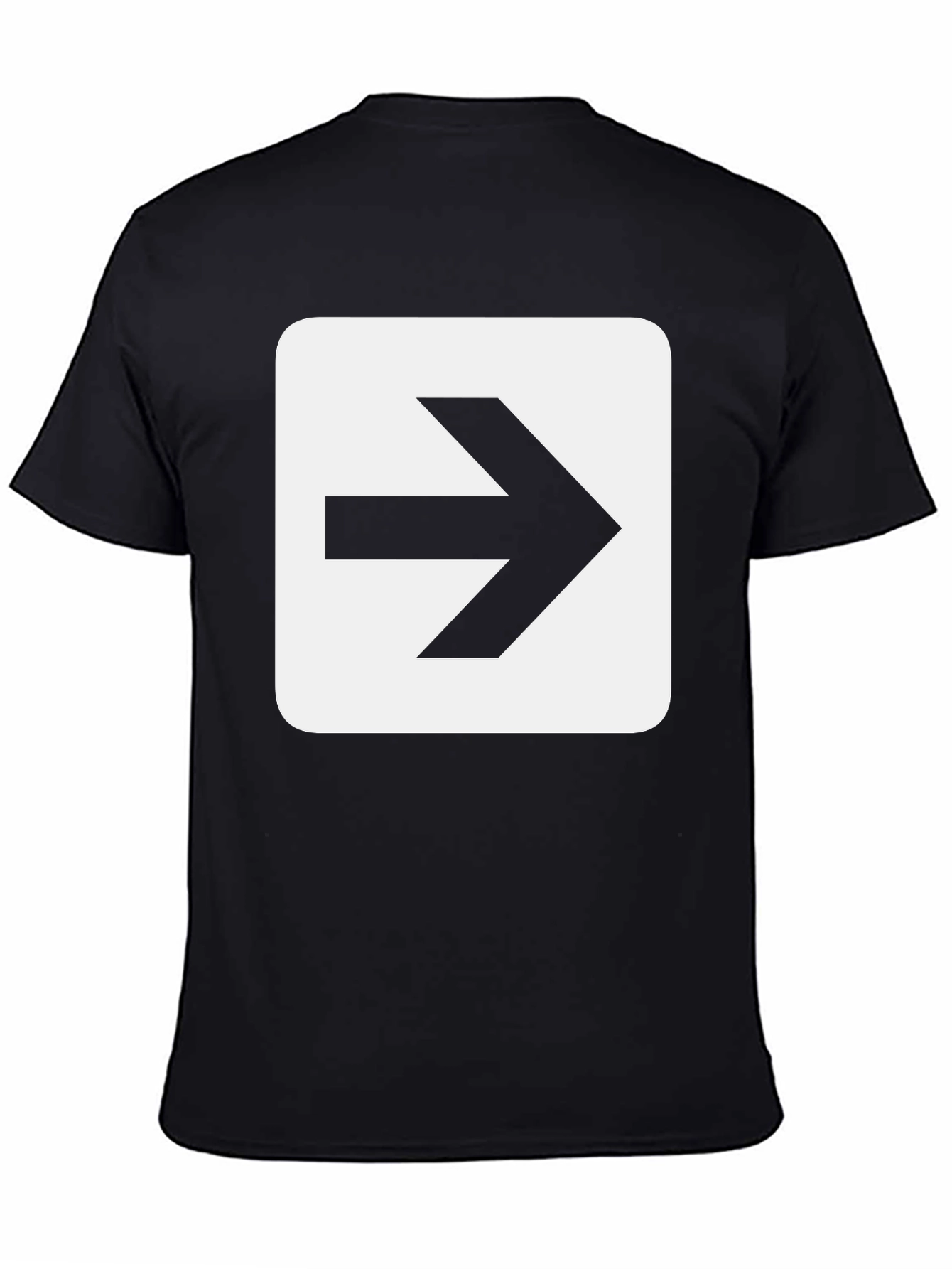 Arrow Graphic Black T-Shirt