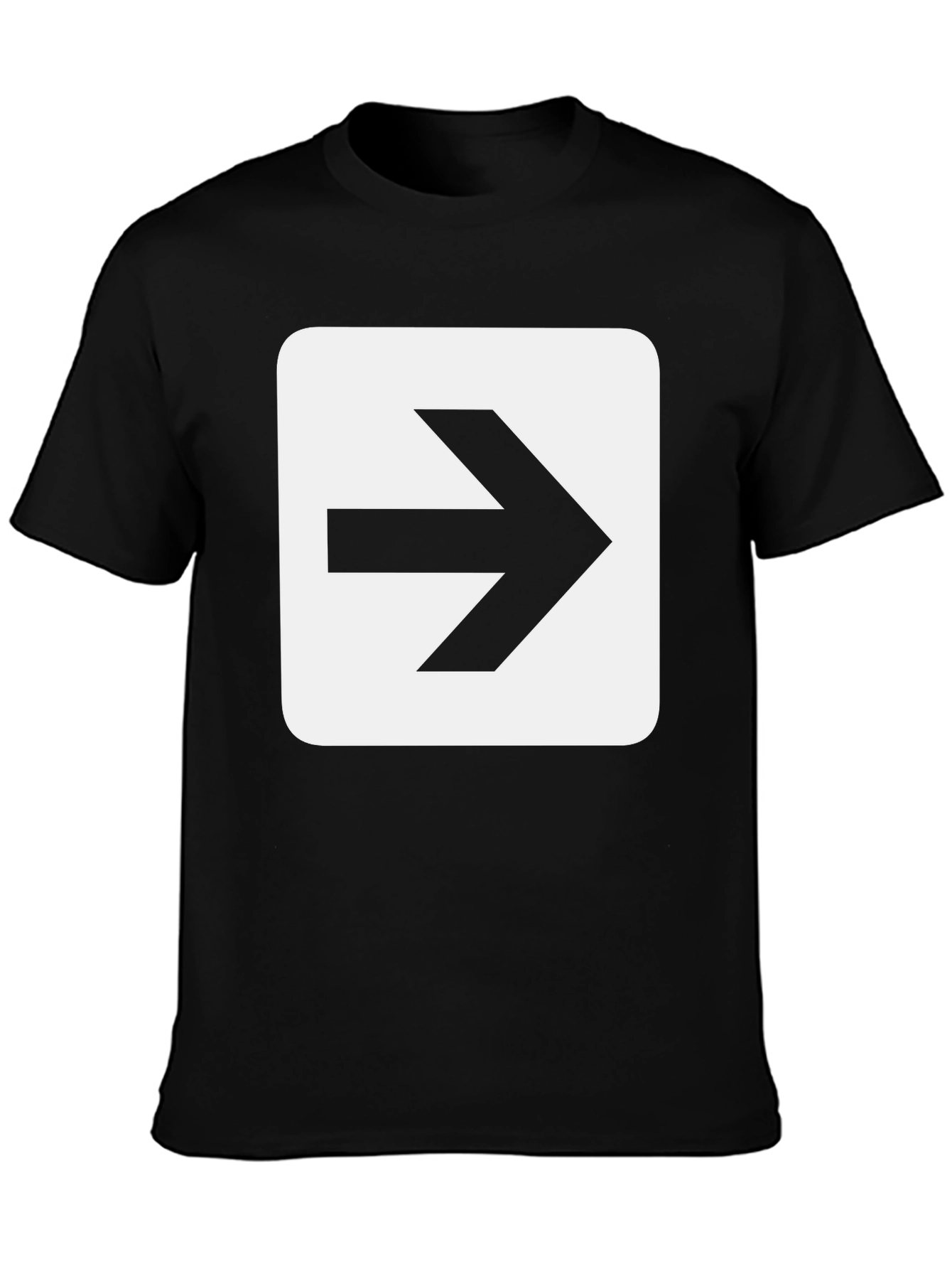 Arrow Graphic Black T-Shirt