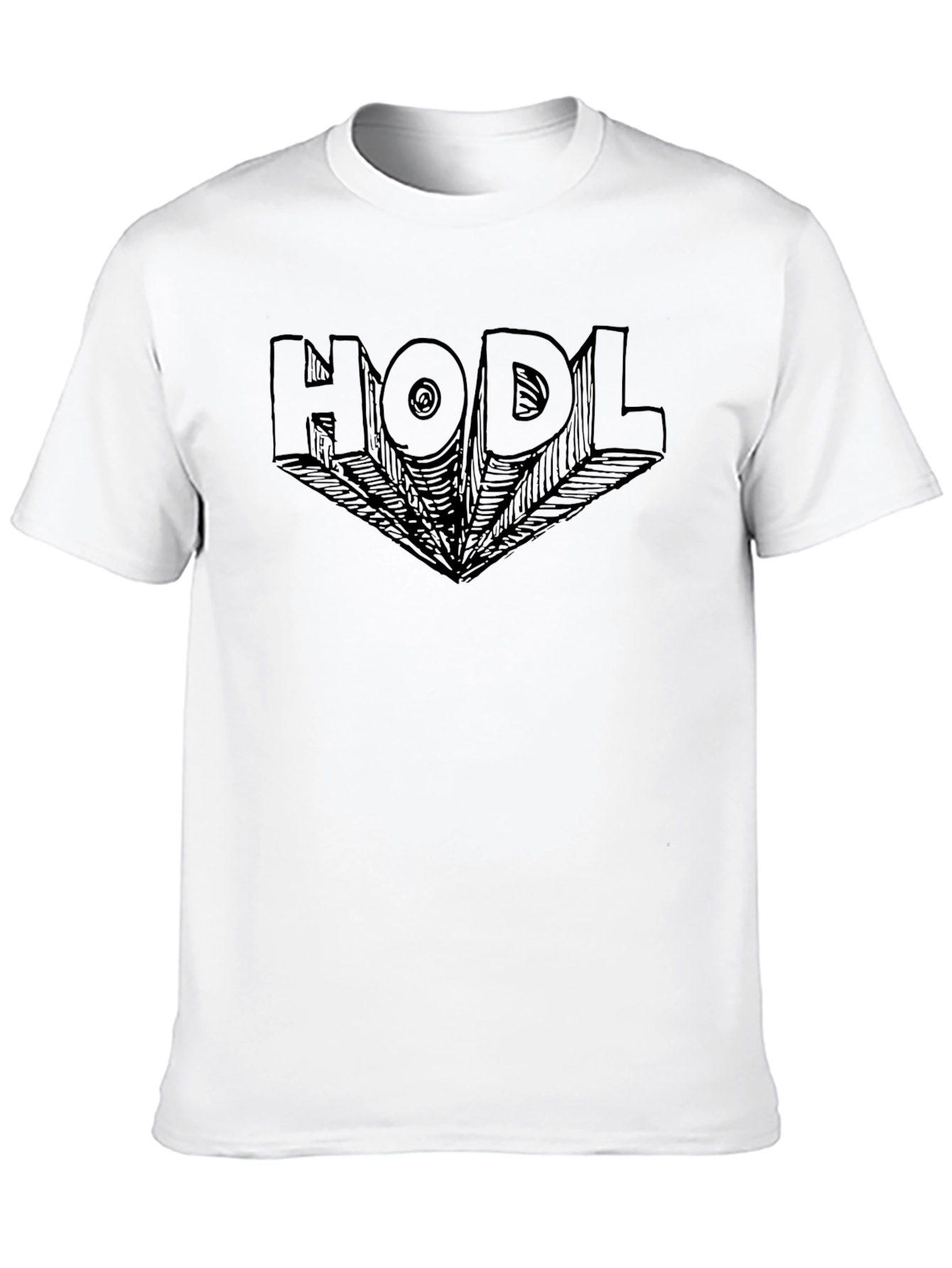 HODL Crypto T-Shirt - Black Graphic Tee