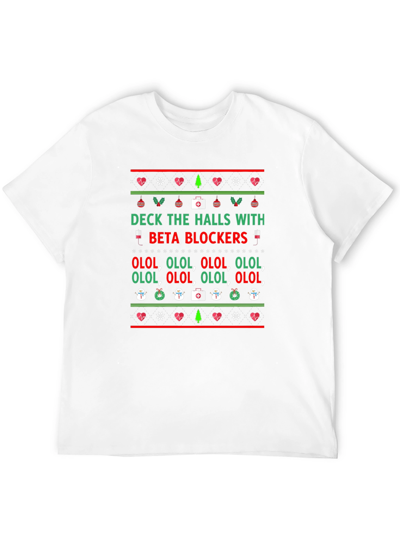 Beta Blockers Christmas T-Shirt
