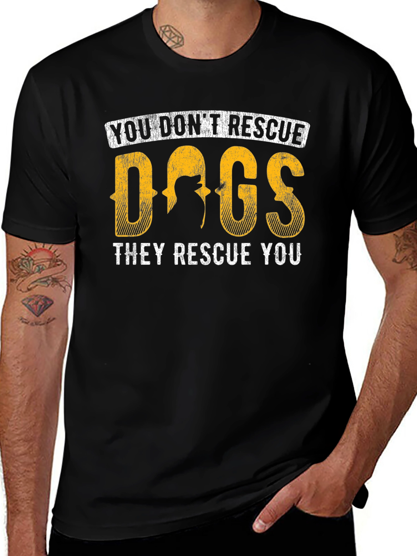 Dog Rescue T-Shirt - They Rescue You