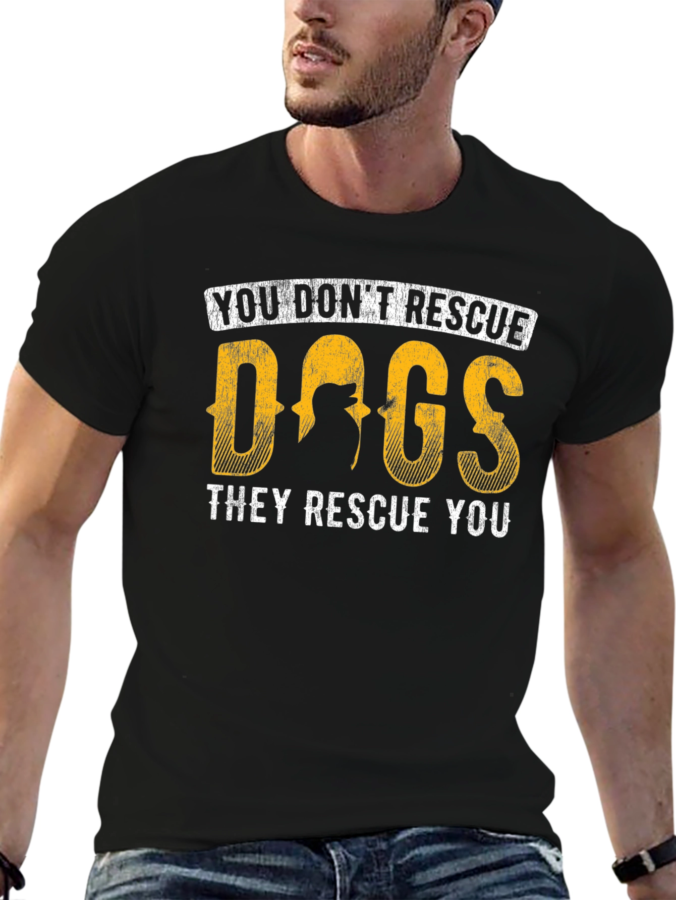 Dog Rescue T-Shirt - They Rescue You
