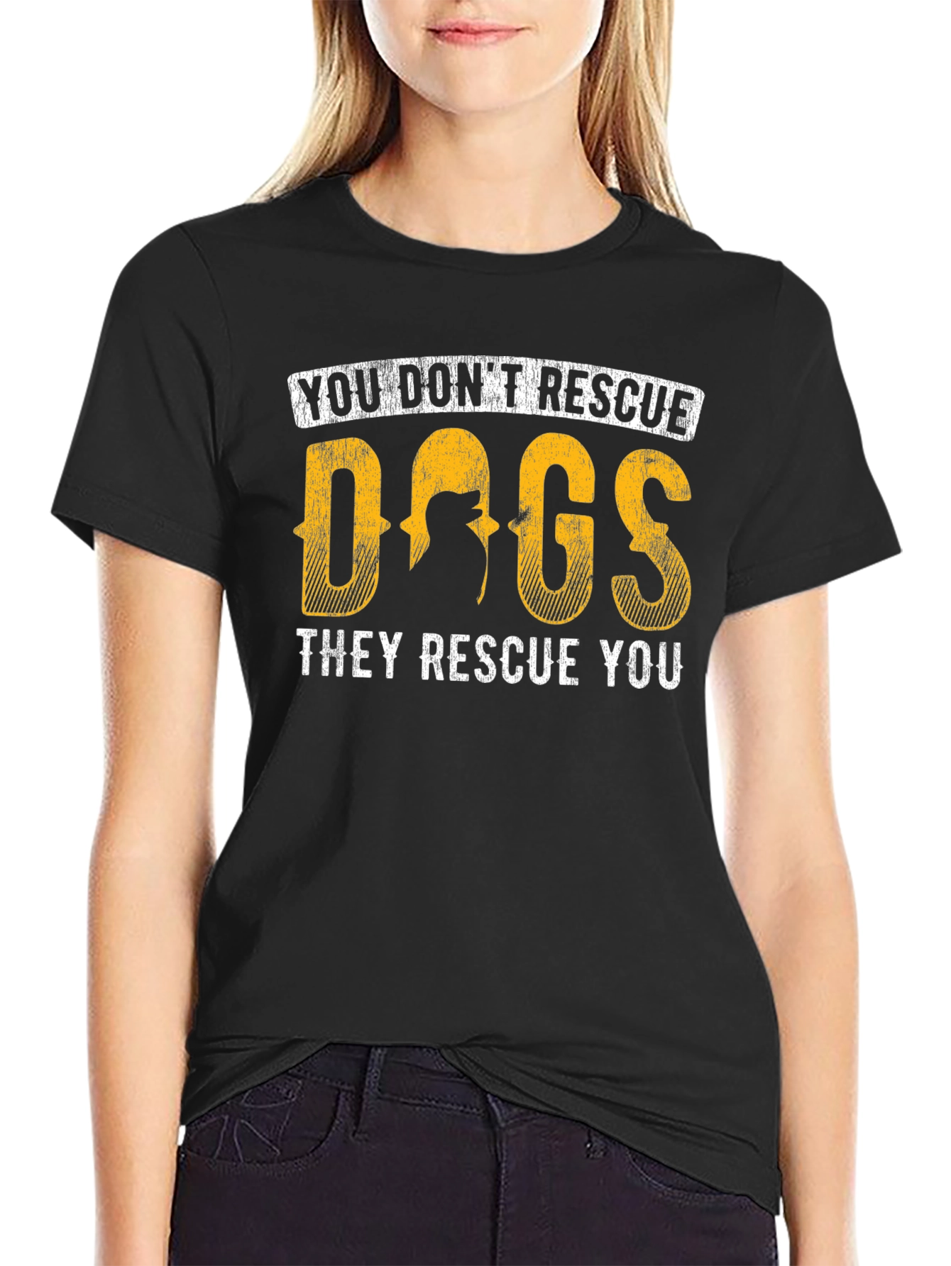 Dog Rescue T-Shirt - They Rescue You