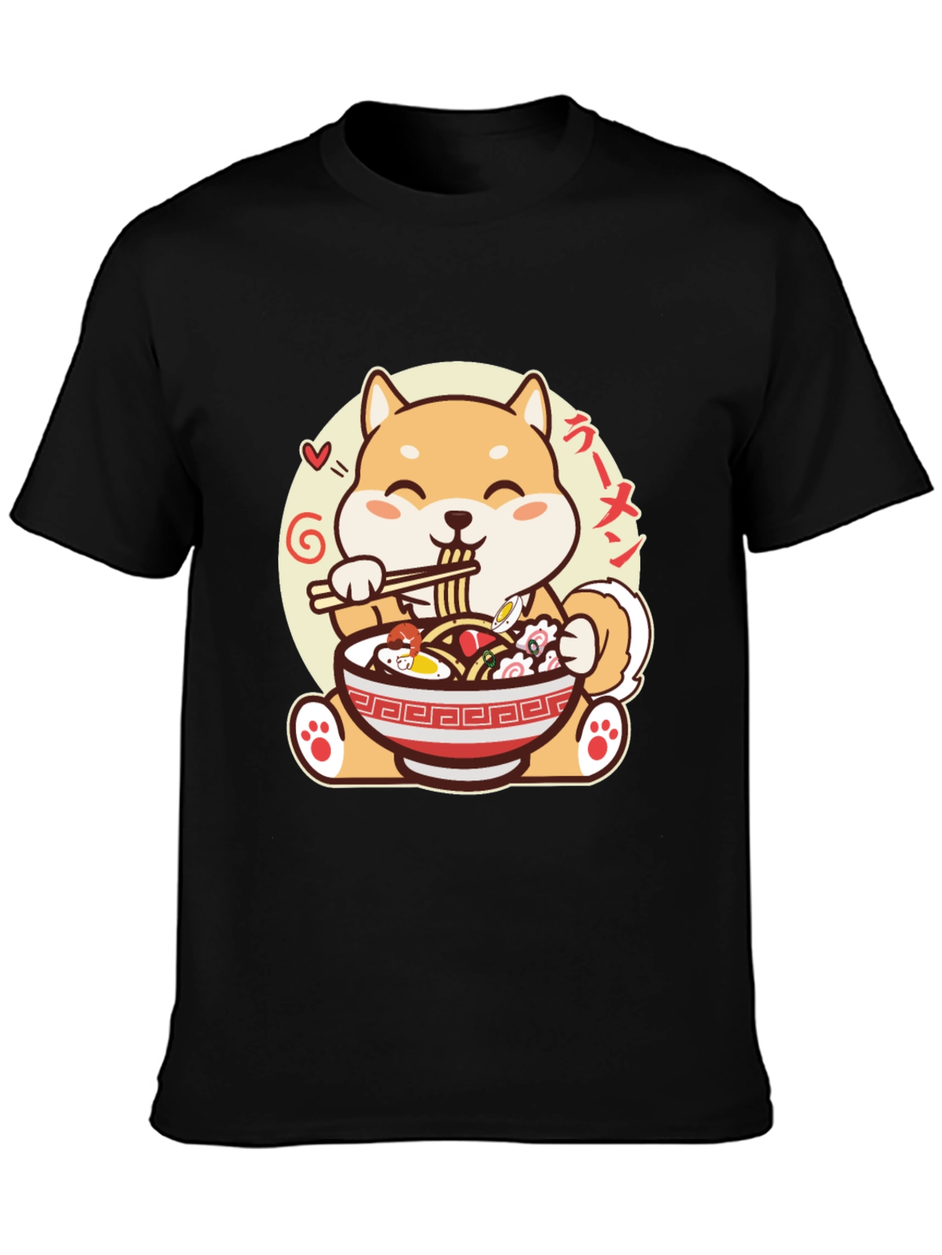 Shiba Inu Ramen T-Shirt - Cute Anime Dog Tee