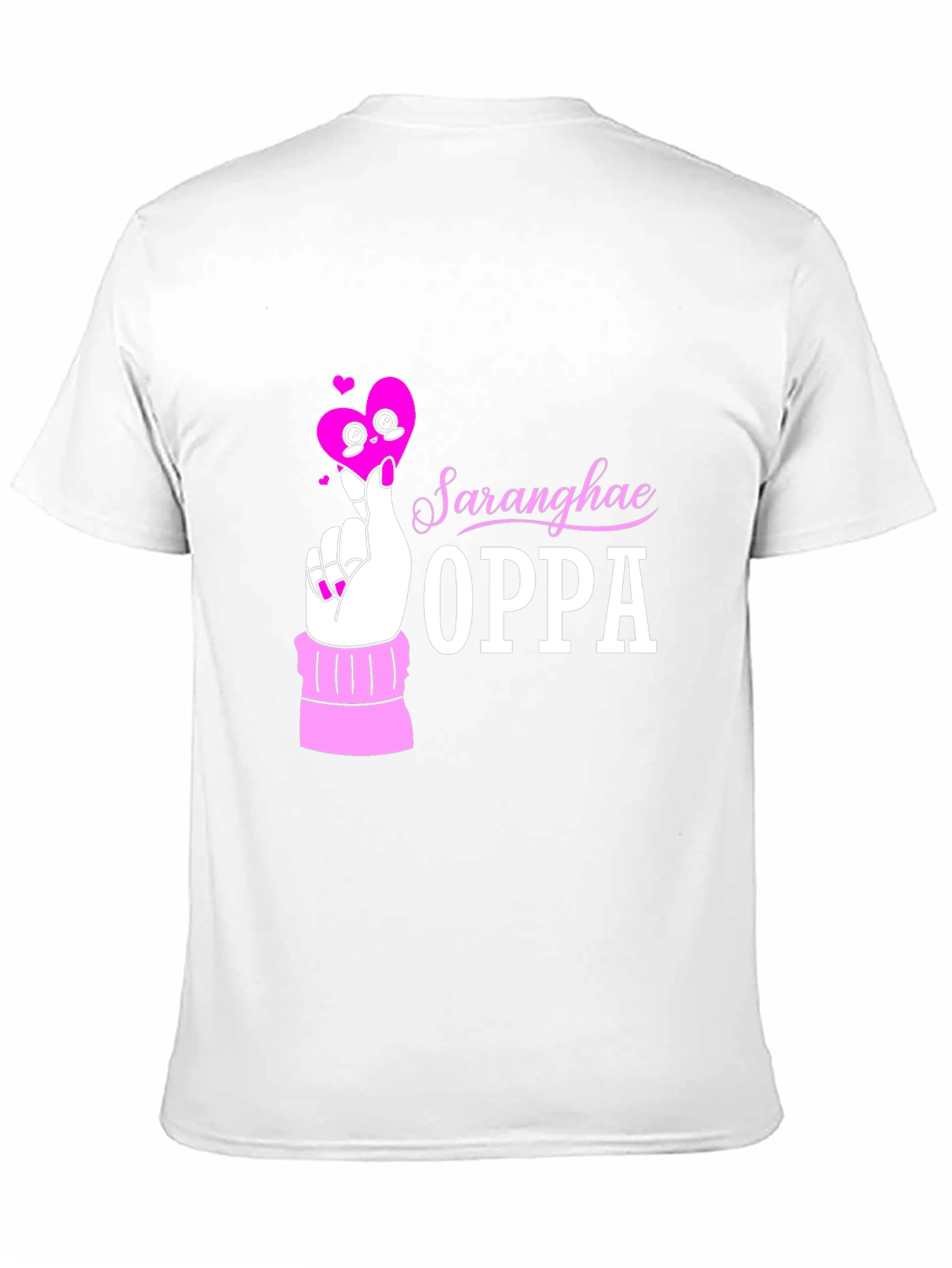 Saraghae Oppa Black T-Shirt