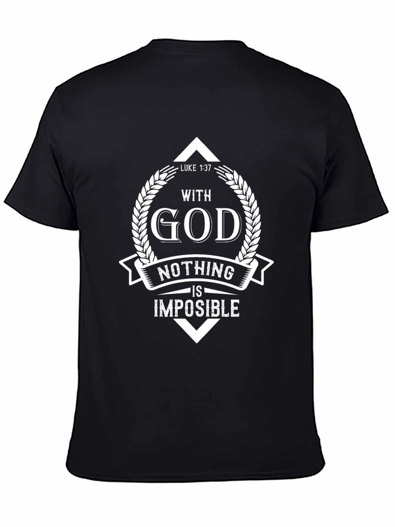 Faith-Inspired T-Shirt: With God Nothing Is Impossible