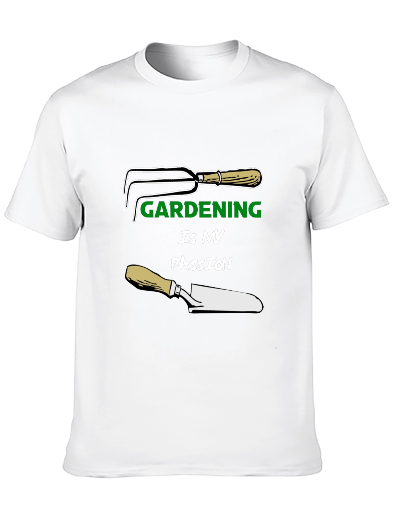 Gardening Is My Passion Black T-Shirt