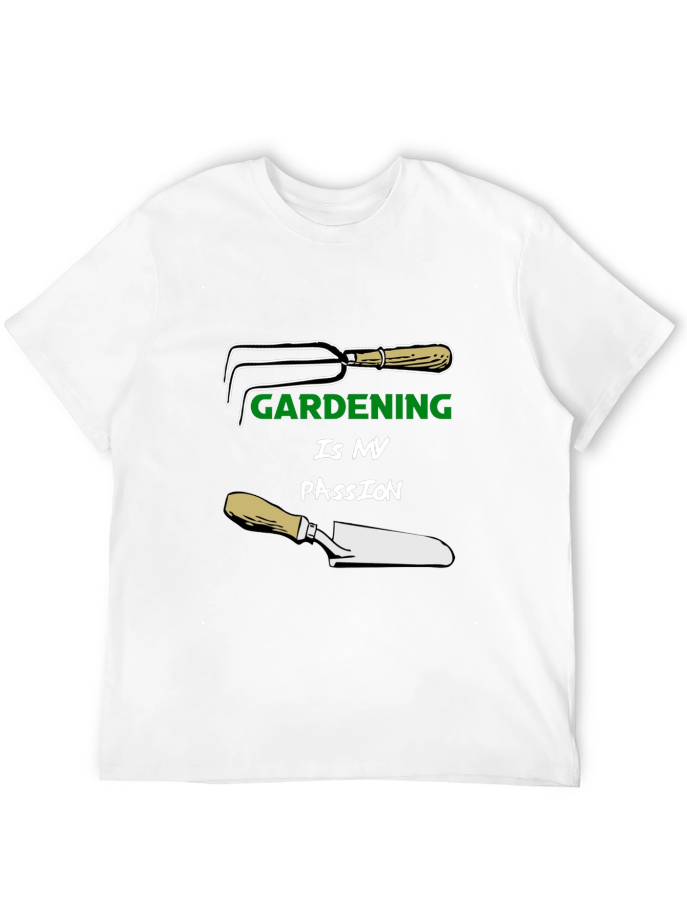 Gardening Is My Passion Black T-Shirt