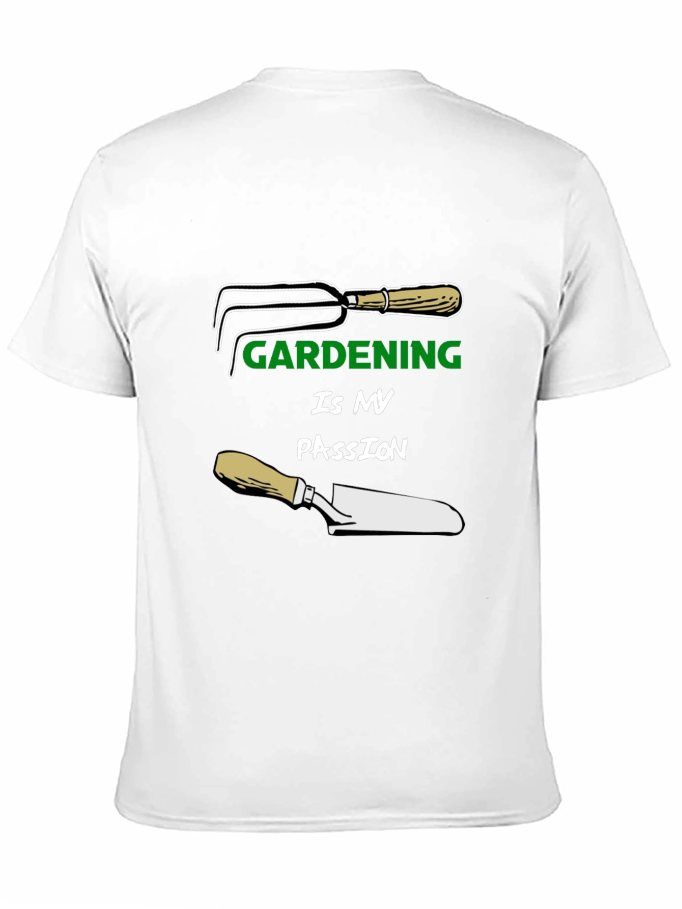 Gardening Is My Passion Black T-Shirt
