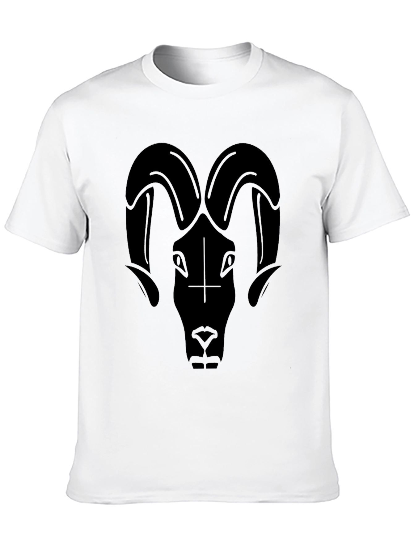 Black Ram Graphic Tee - Bold Statement Shirt