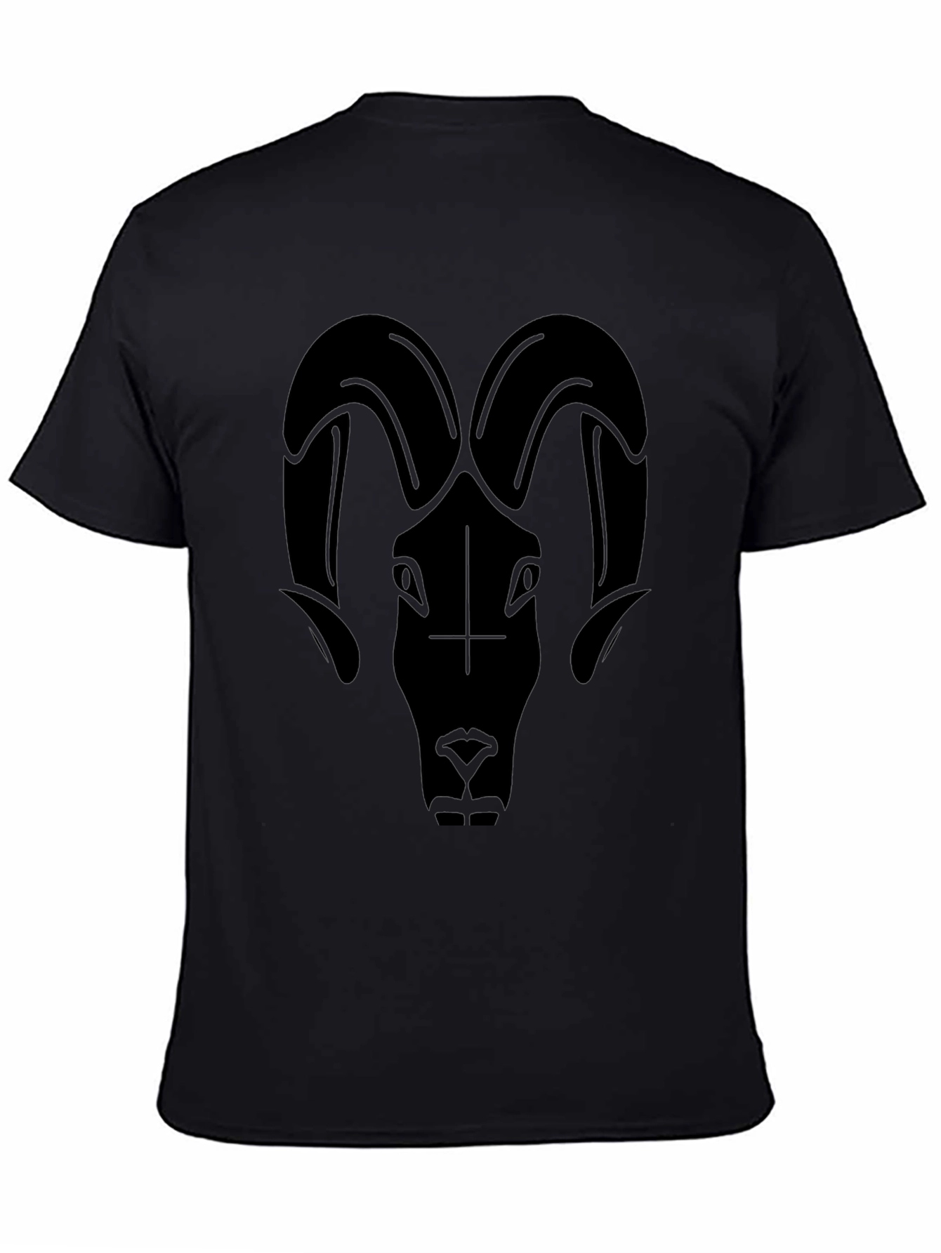 Black Ram Graphic Tee - Bold Statement Shirt