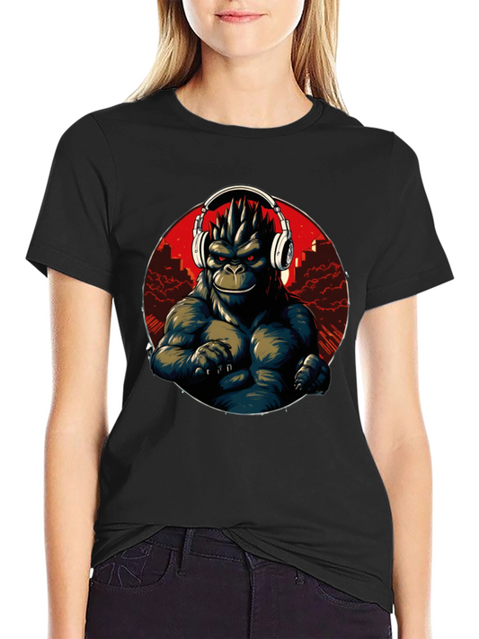 Gorilla DJ Black T-Shirt