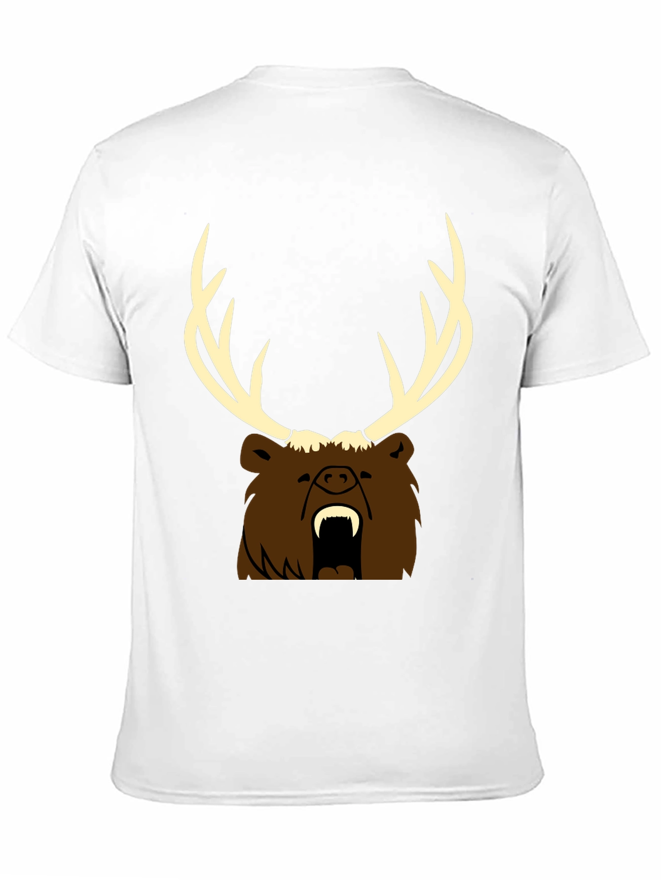 Bear with Antlers Graphic Tee