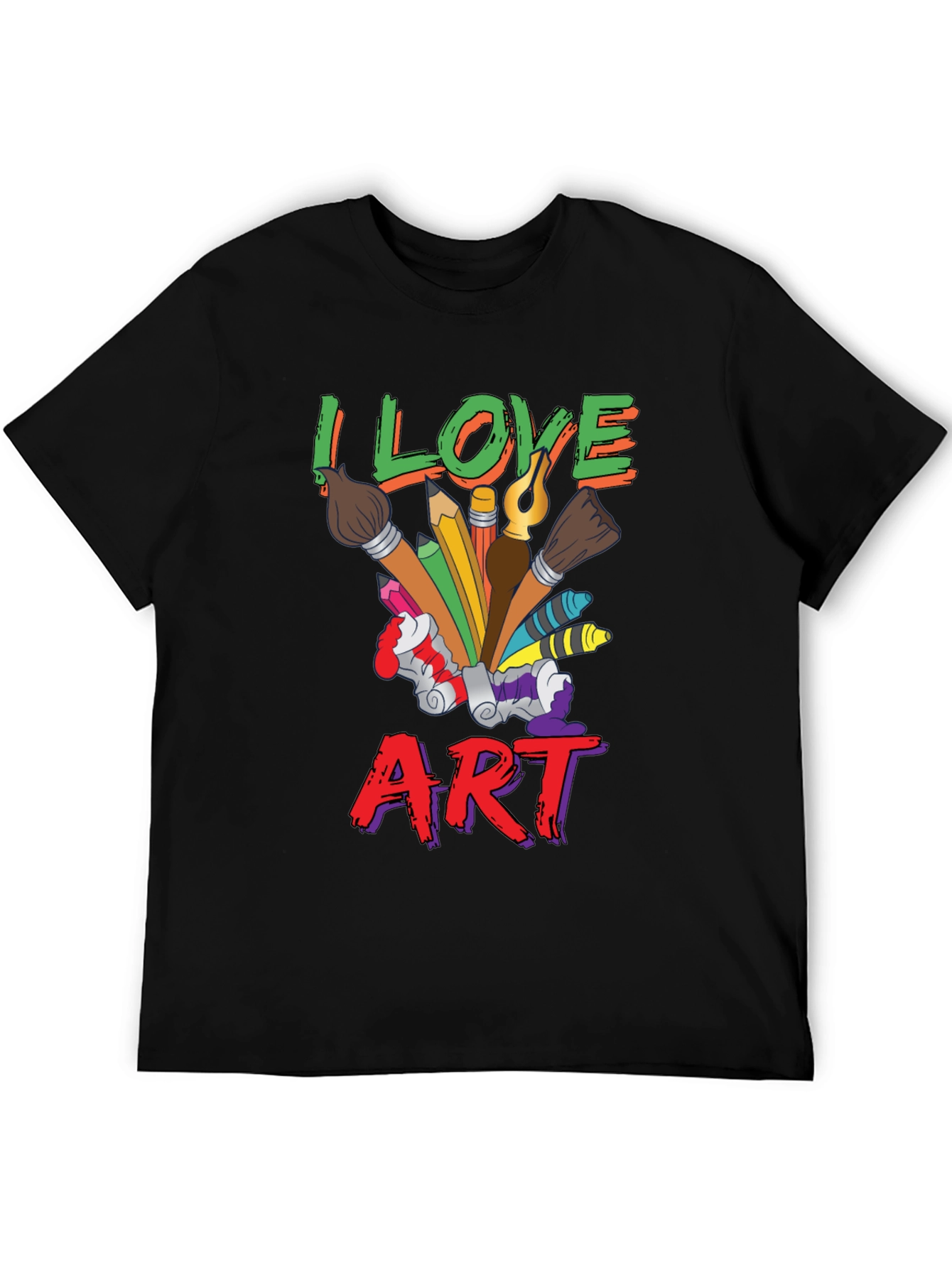 I Love Art T-Shirt Artist Graphic Tee
