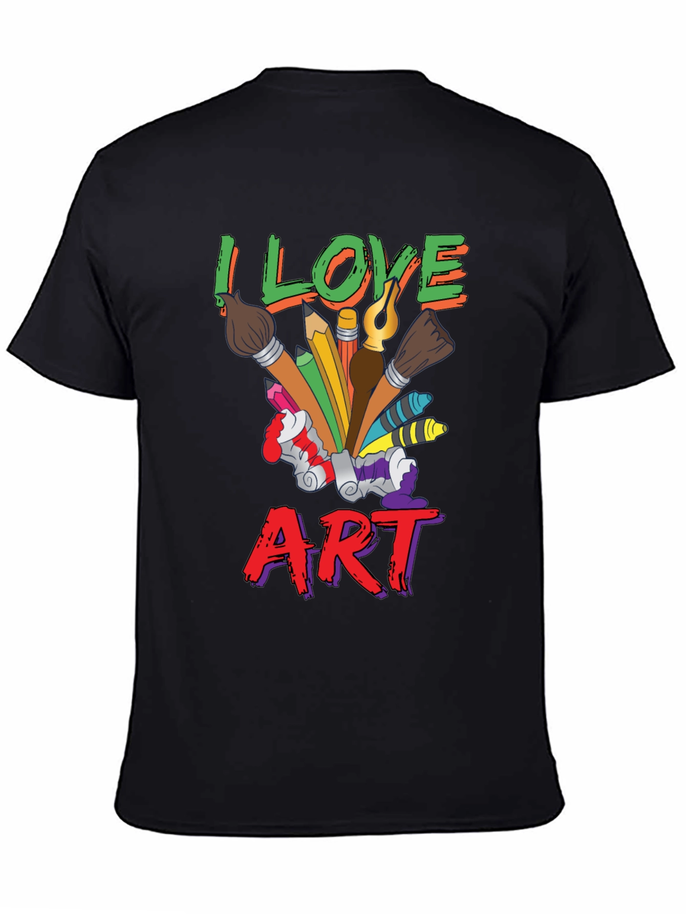 I Love Art T-Shirt Artist Graphic Tee