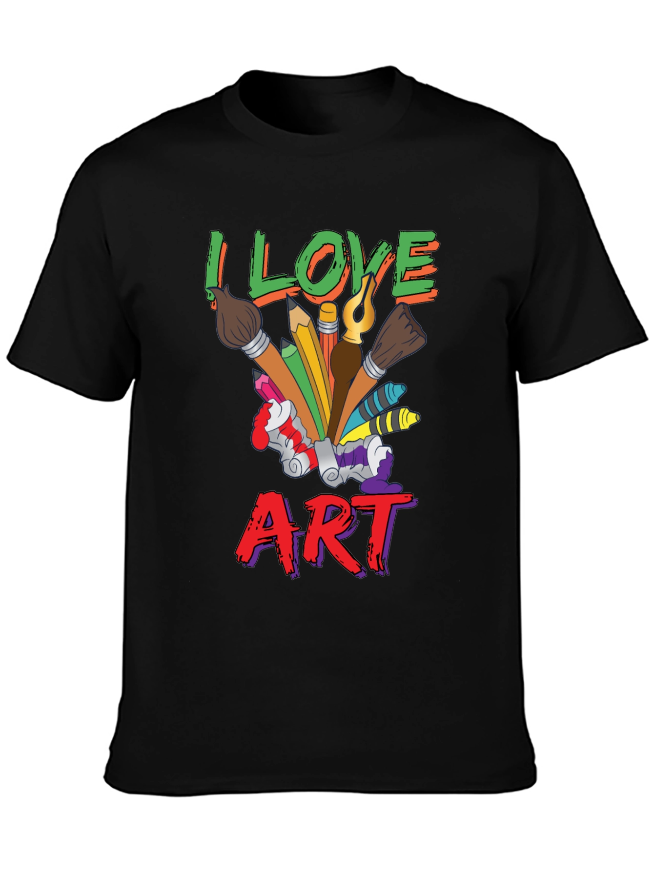 I Love Art T-Shirt Artist Graphic Tee