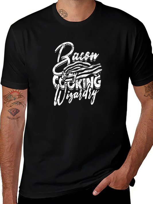 Bacon is My Cooking Wizardry Funny T-Shirt