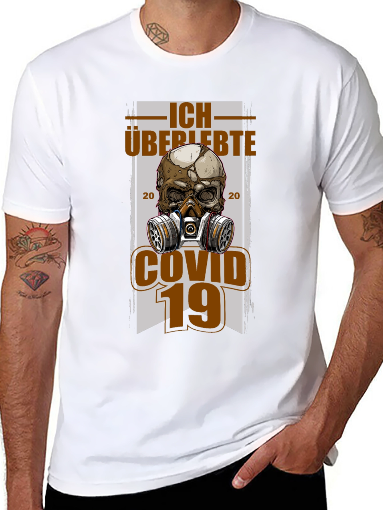 I Survived COVID 19 Graphic T-Shirt