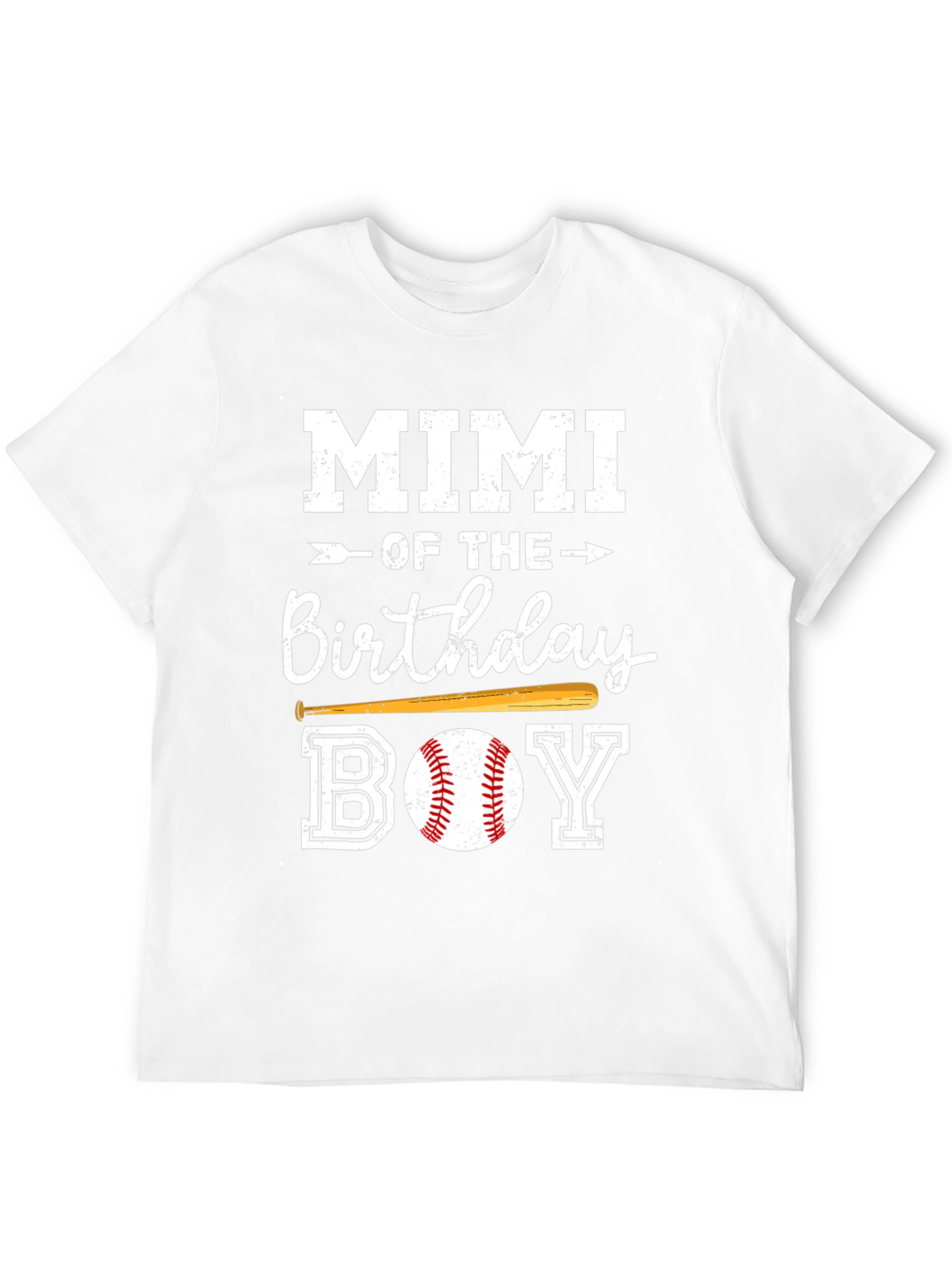 Mimi of the Birthday Boy Baseball T-Shirt