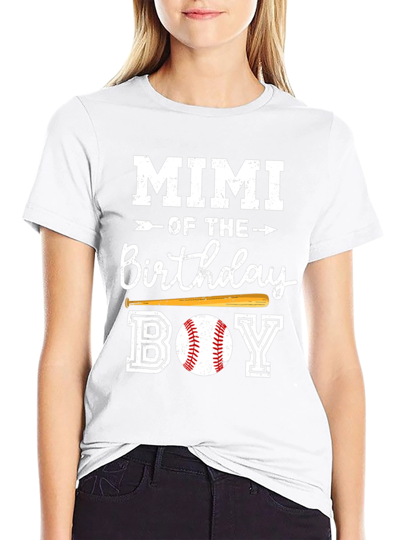 Mimi of the Birthday Boy Baseball T-Shirt