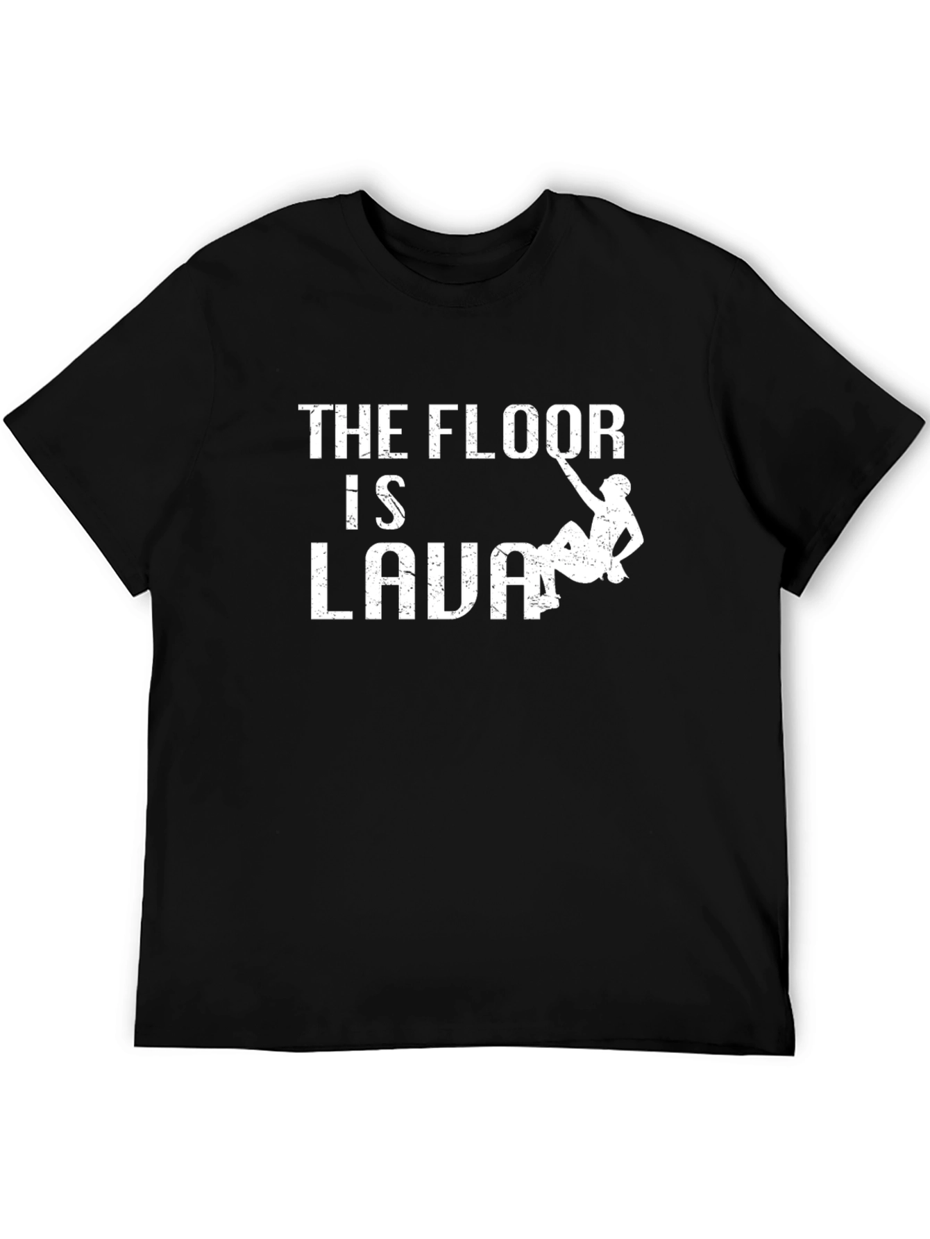 The Floor is Lava Black T-Shirt