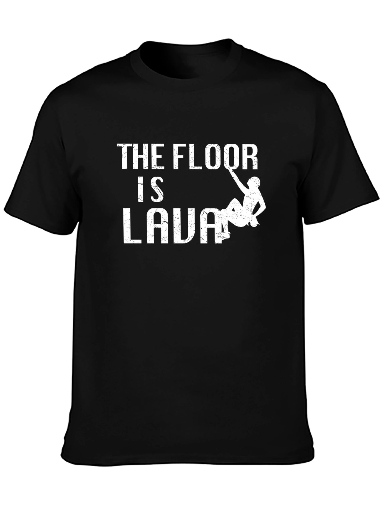 The Floor is Lava Black T-Shirt