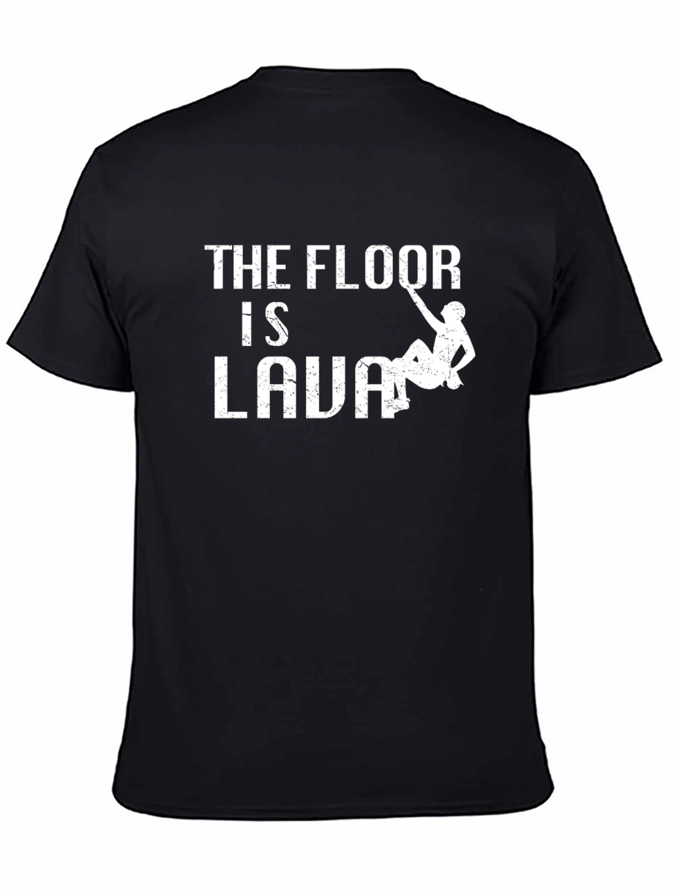 The Floor is Lava Black T-Shirt