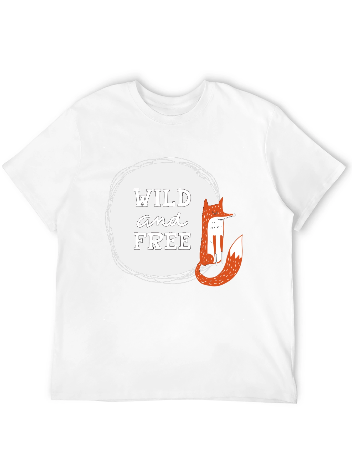 Wild and Free Fox Graphic Tee