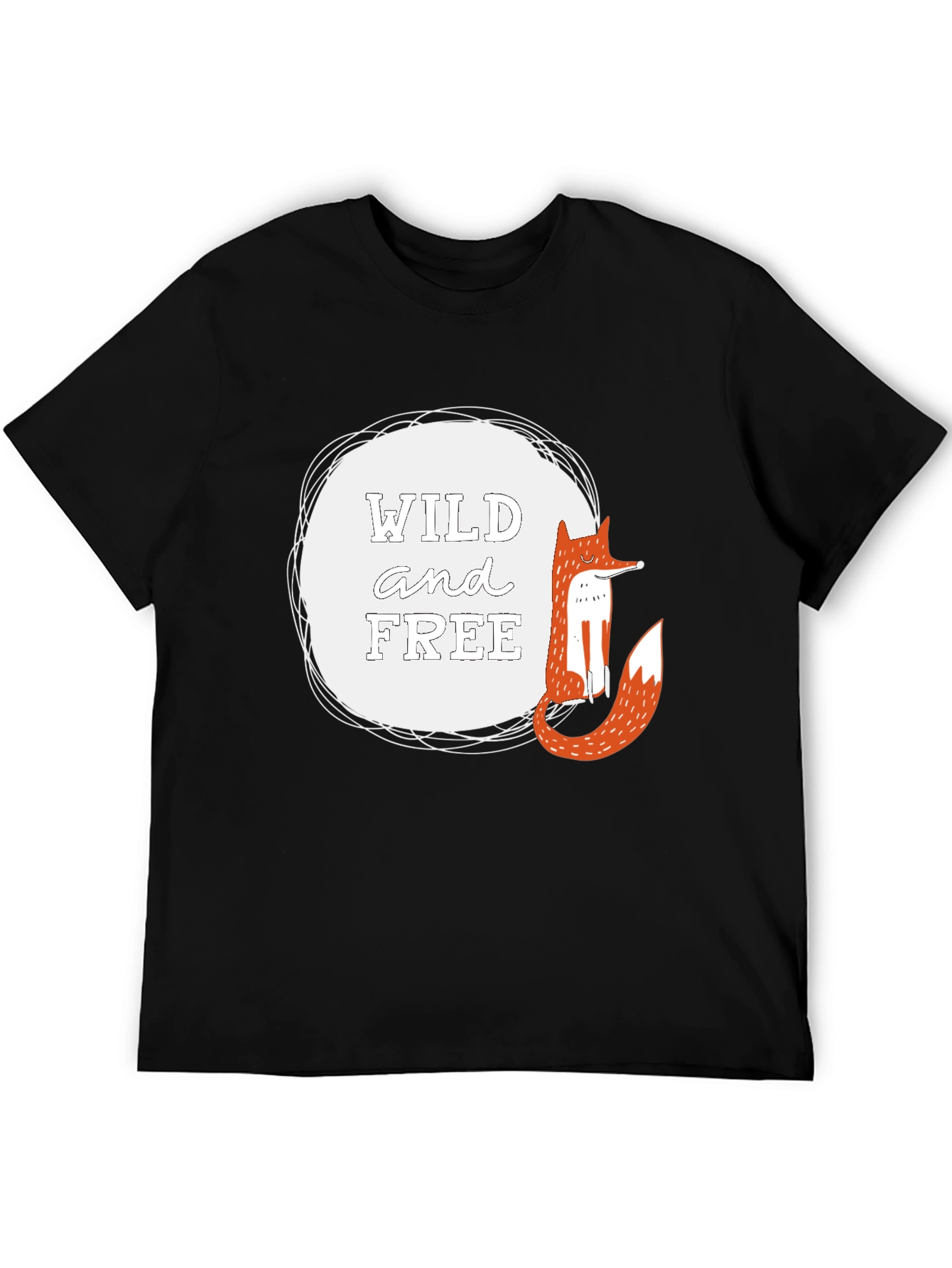 Wild and Free Fox Graphic Tee