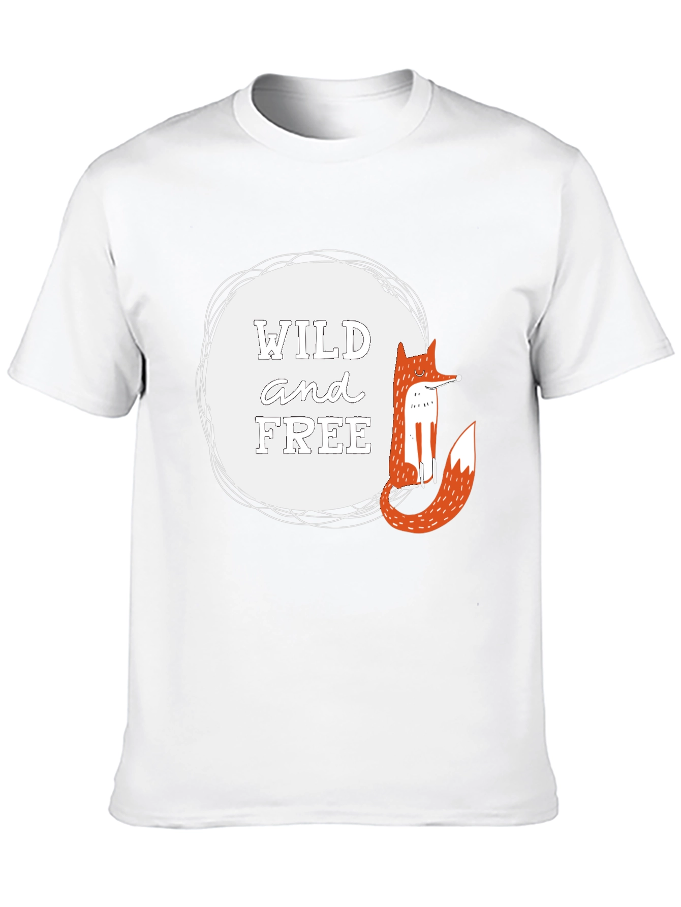 Wild and Free Fox Graphic Tee