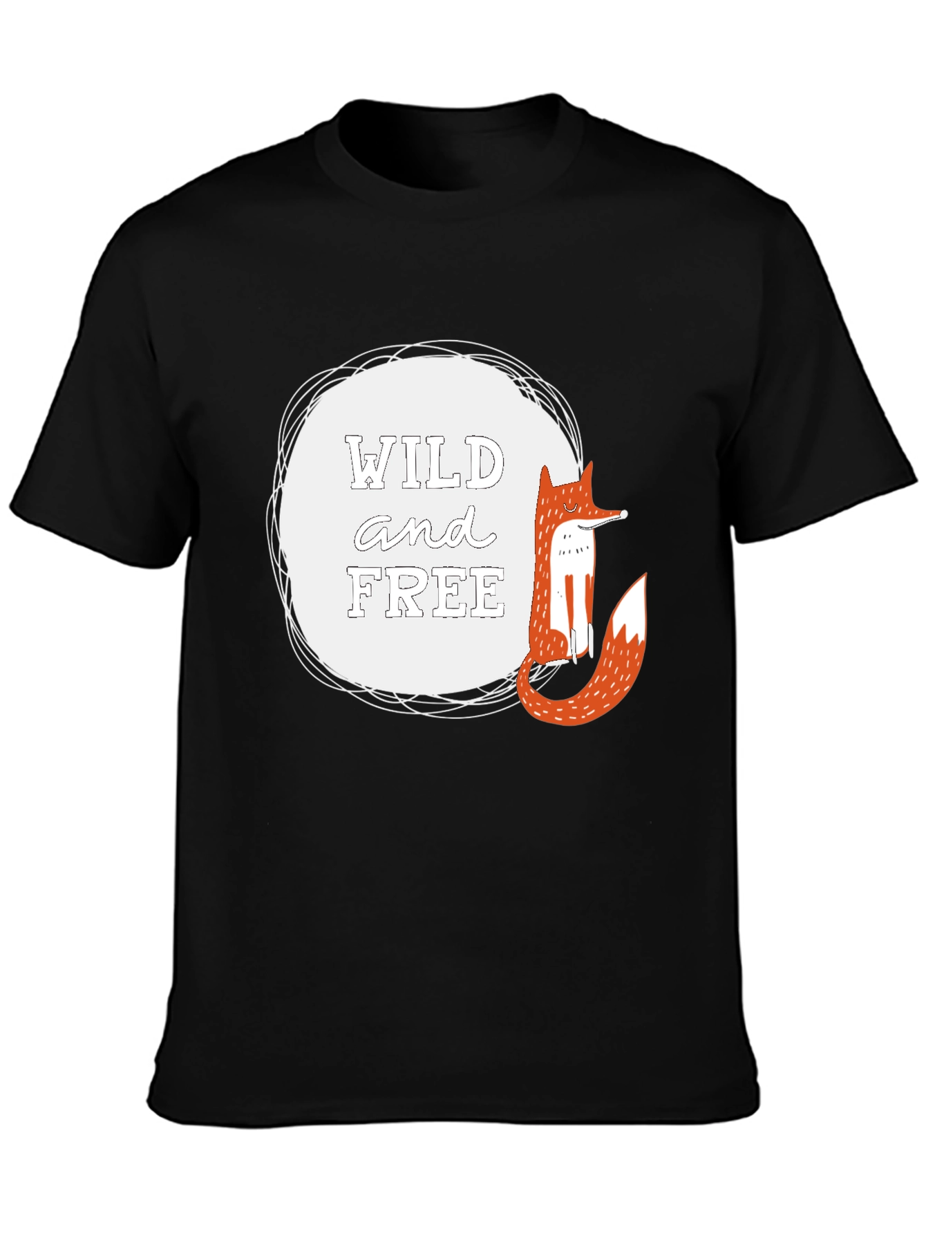 Wild and Free Fox Graphic Tee