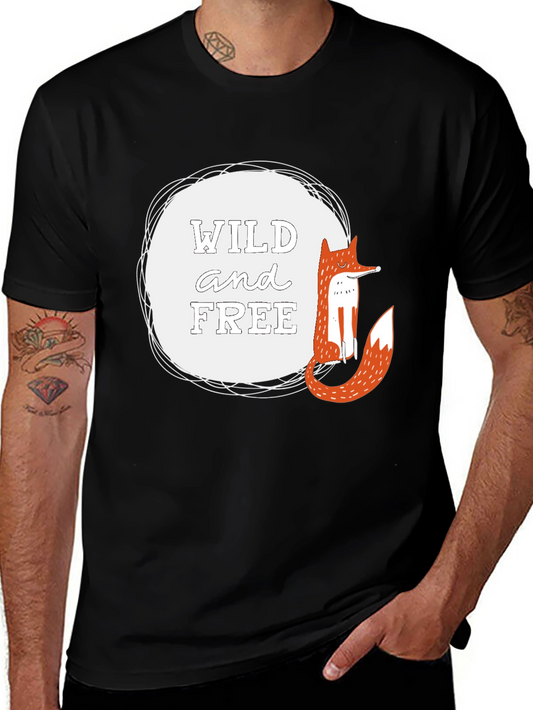 Wild and Free Fox Graphic Tee