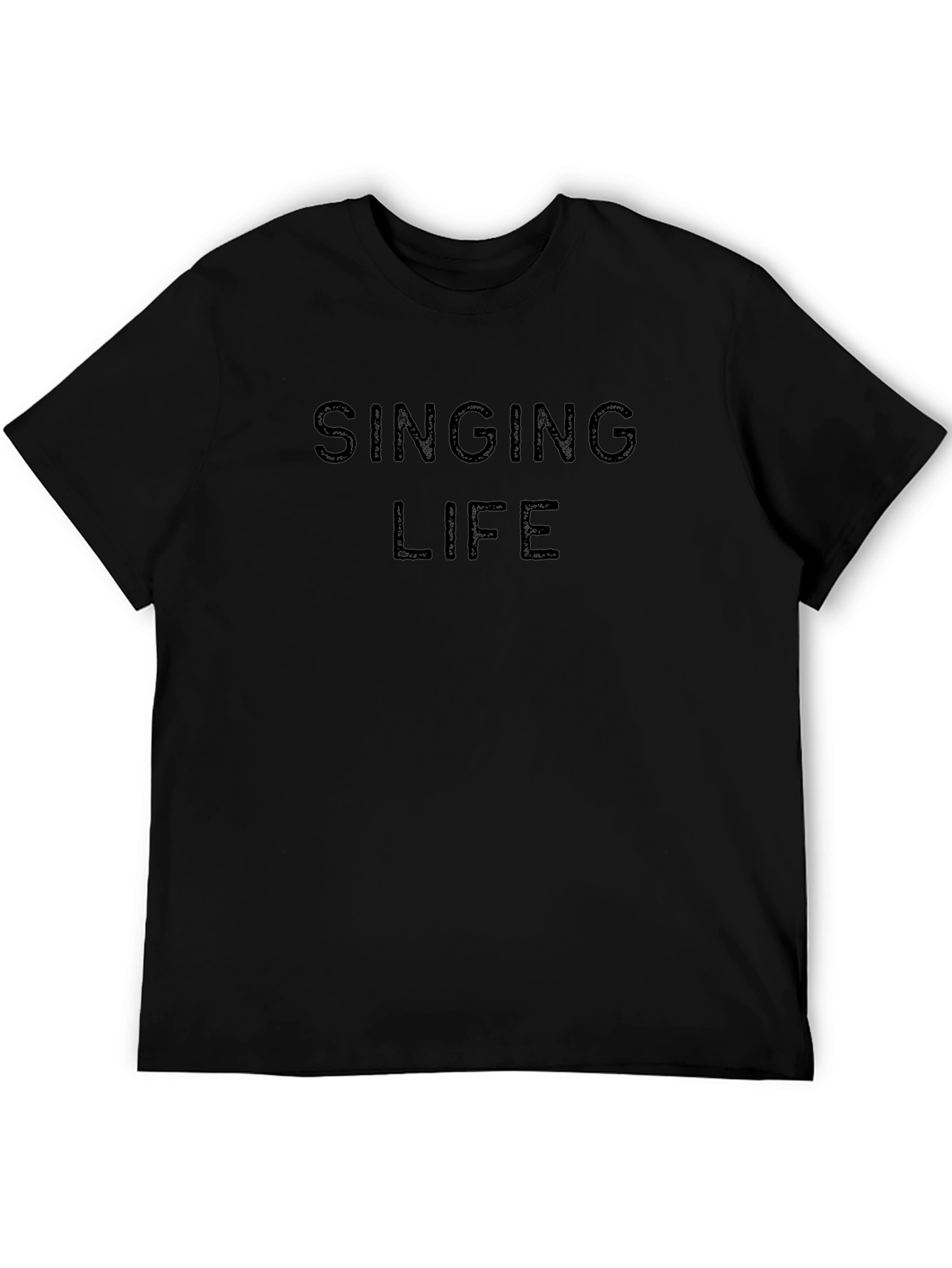 Singing Life Black Graphic Tee