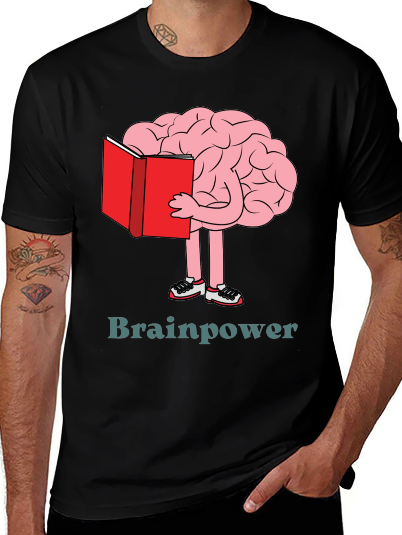 Brainpower Reading T-Shirt - Smart & Stylish