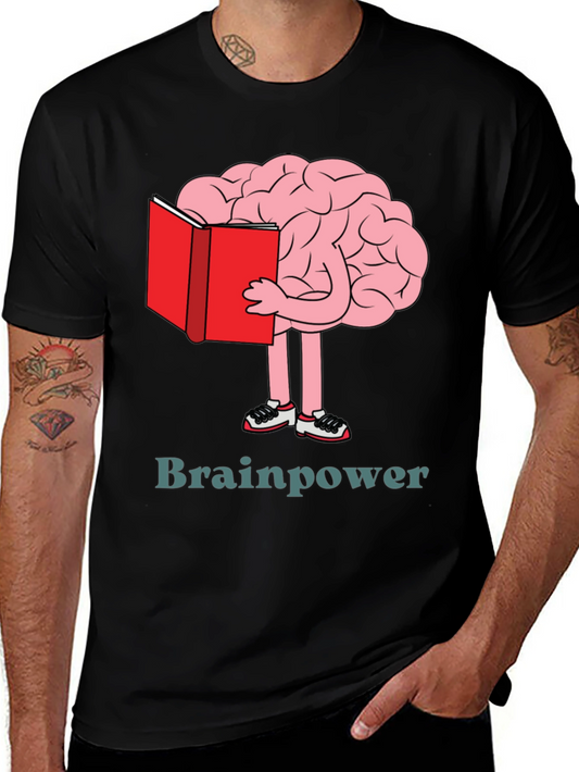Brainpower Reading T-Shirt - Smart & Stylish