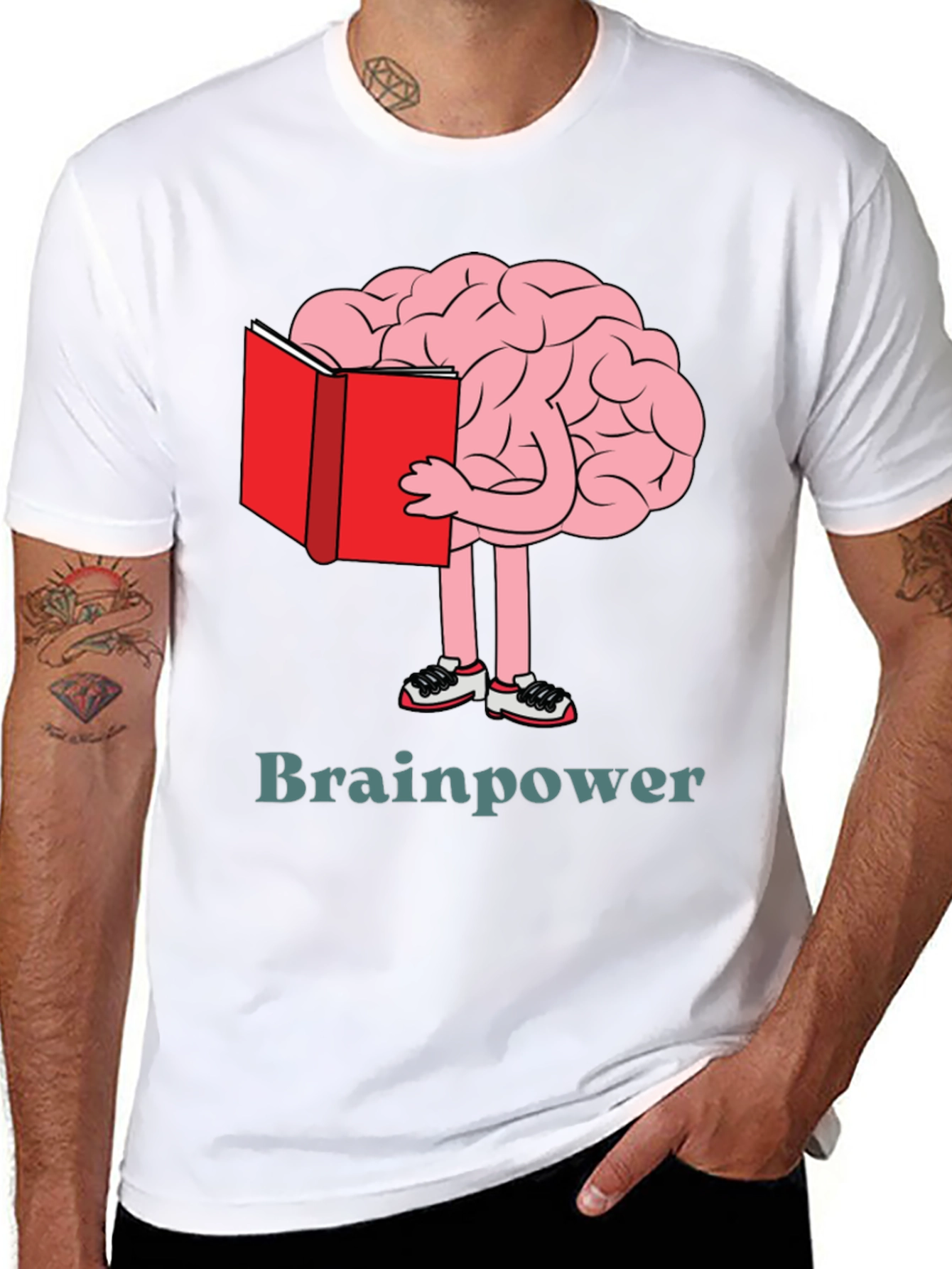 Brainpower Reading T-Shirt - Smart & Stylish