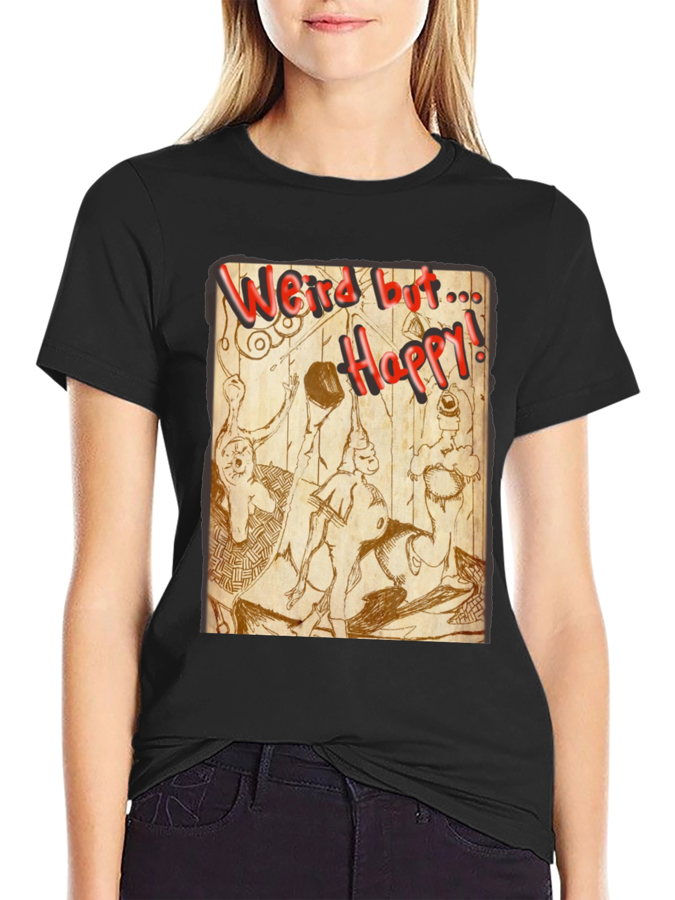 Weird But Happy Graphic Tee