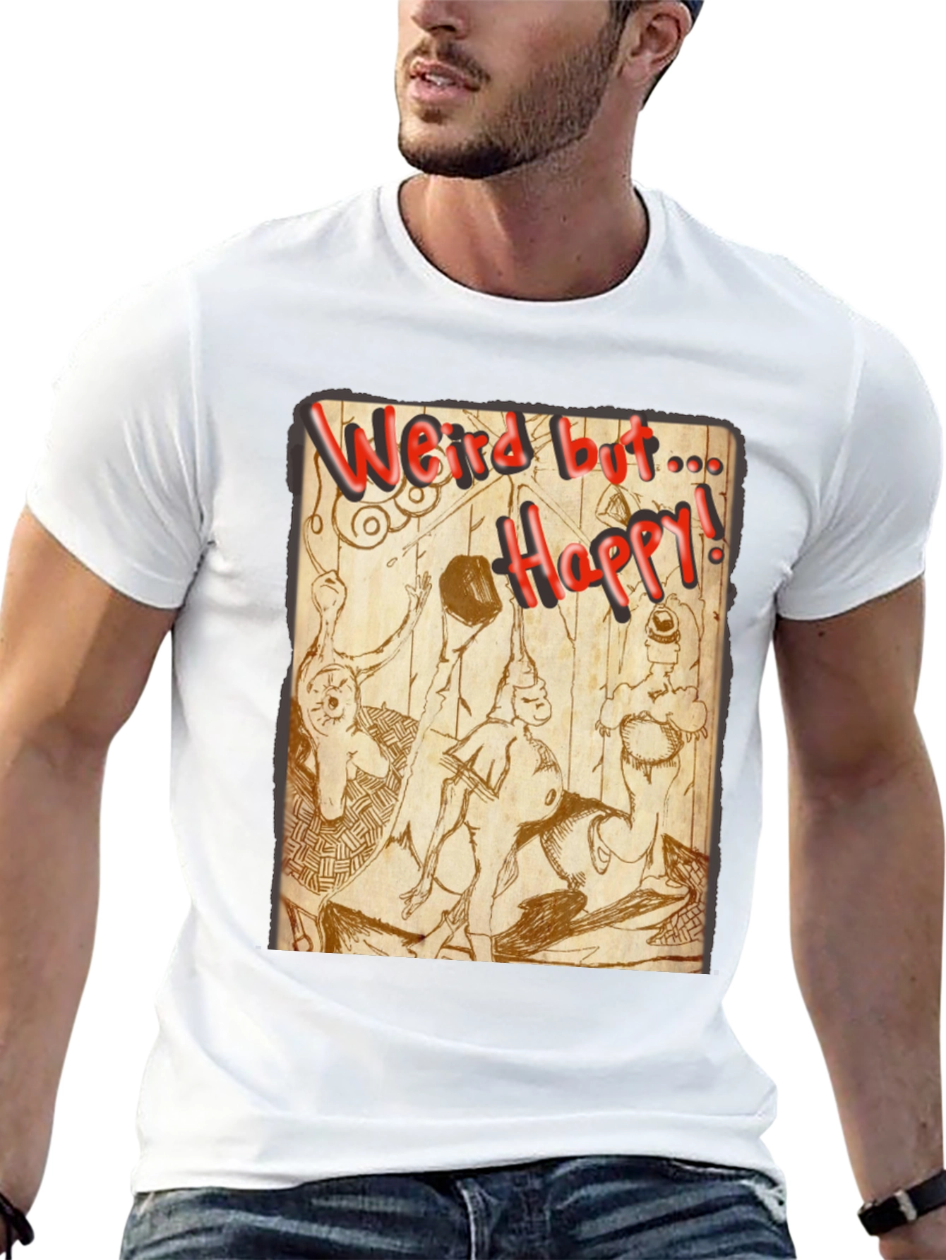 Weird But Happy Graphic Tee