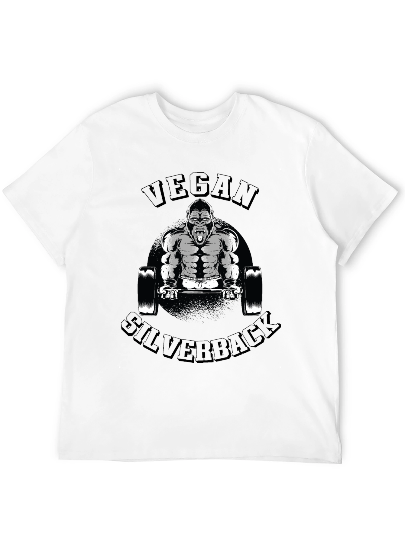Vegan Silverback Gorilla Gym T-Shirt