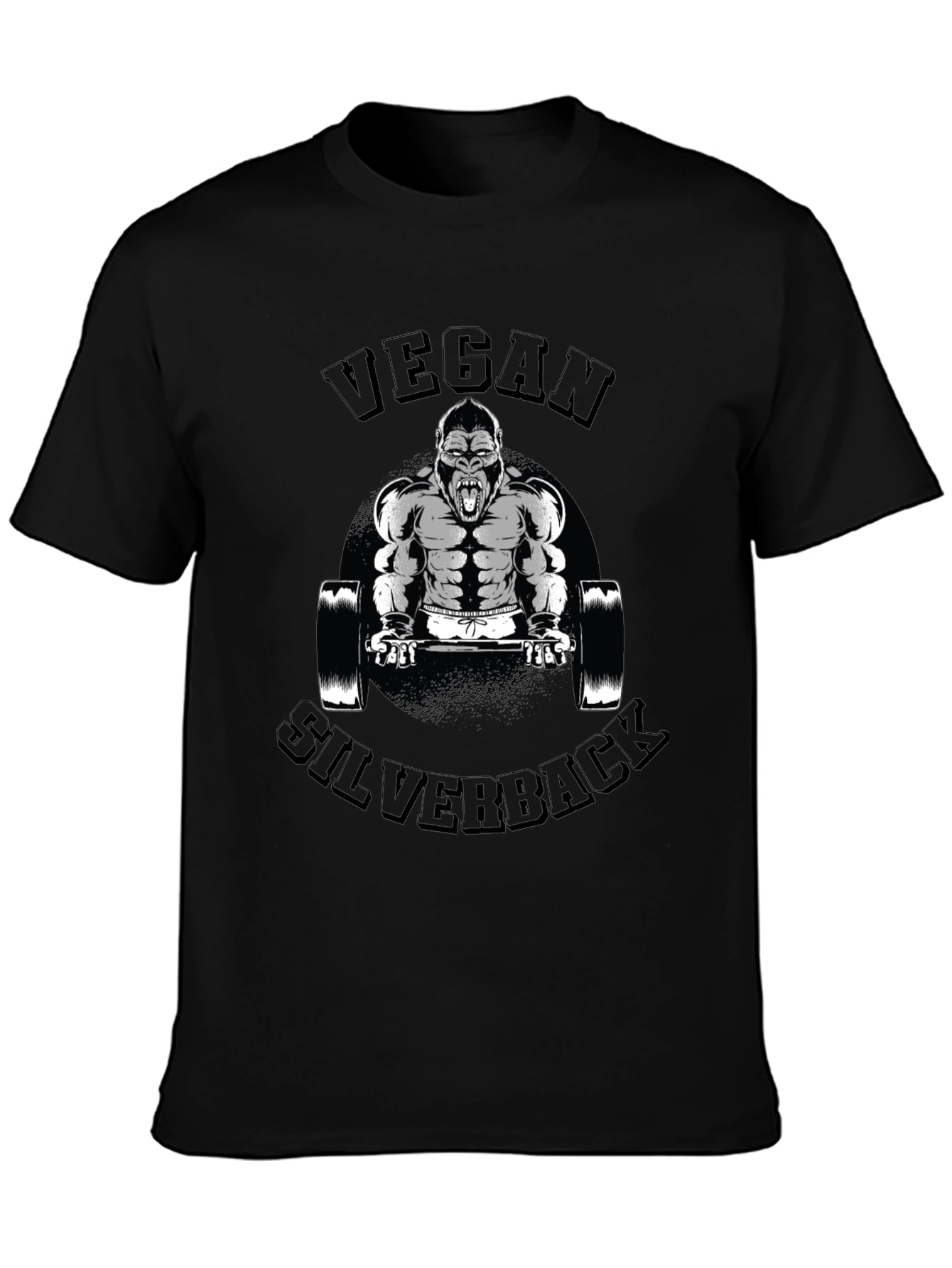 Vegan Silverback Gorilla Gym T-Shirt