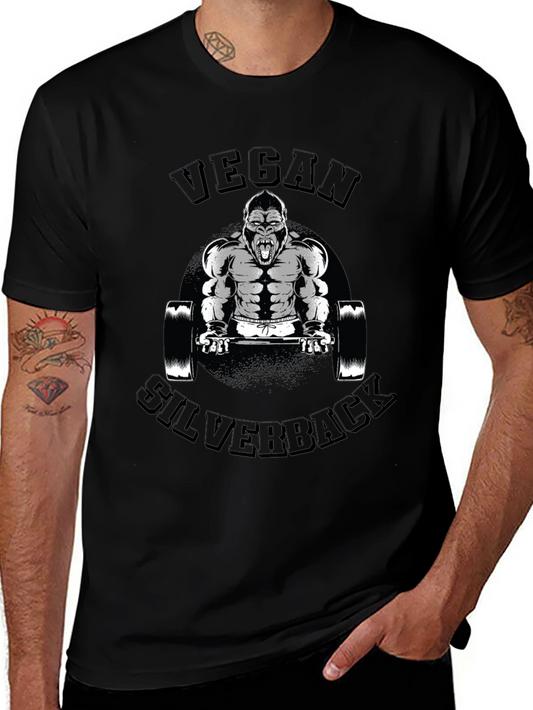 Vegan Silverback Gorilla Gym T-Shirt