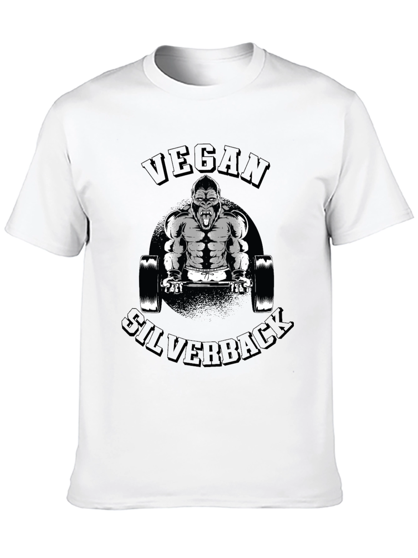 Vegan Silverback Gorilla Gym T-Shirt