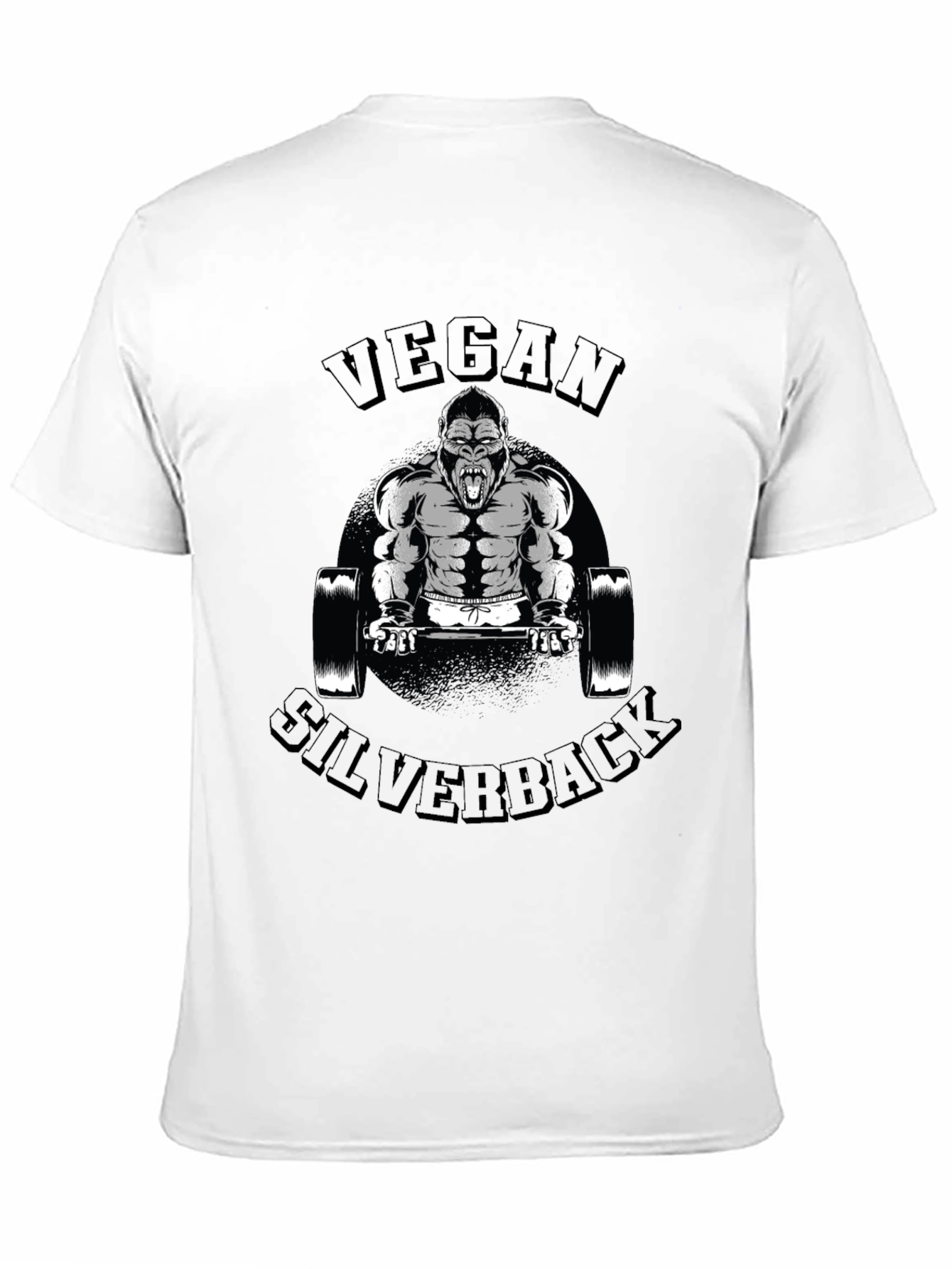 Vegan Silverback Gorilla Gym T-Shirt