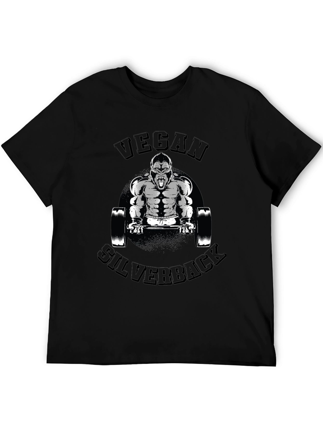 Vegan Silverback Gorilla Gym T-Shirt