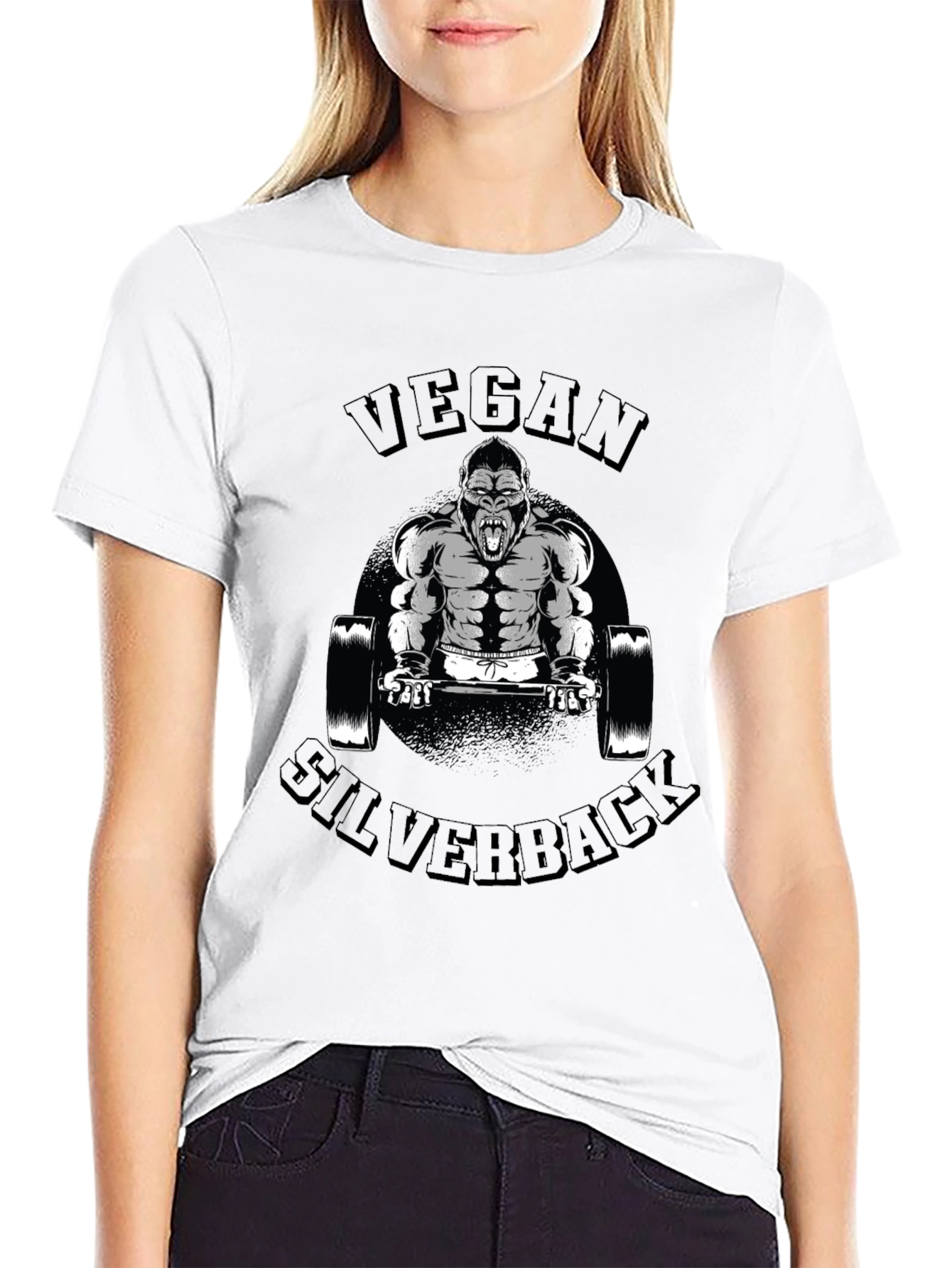 Vegan Silverback Gorilla Gym T-Shirt