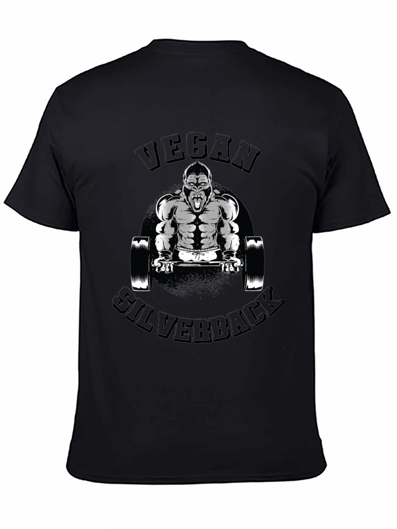 Vegan Silverback Gorilla Gym T-Shirt