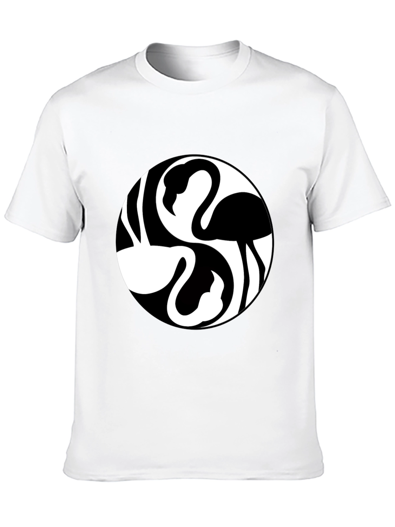 Flamingo Yin Yang Graphic Tee