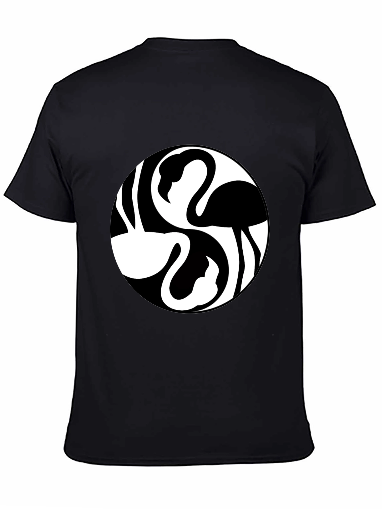 Flamingo Yin Yang Graphic Tee