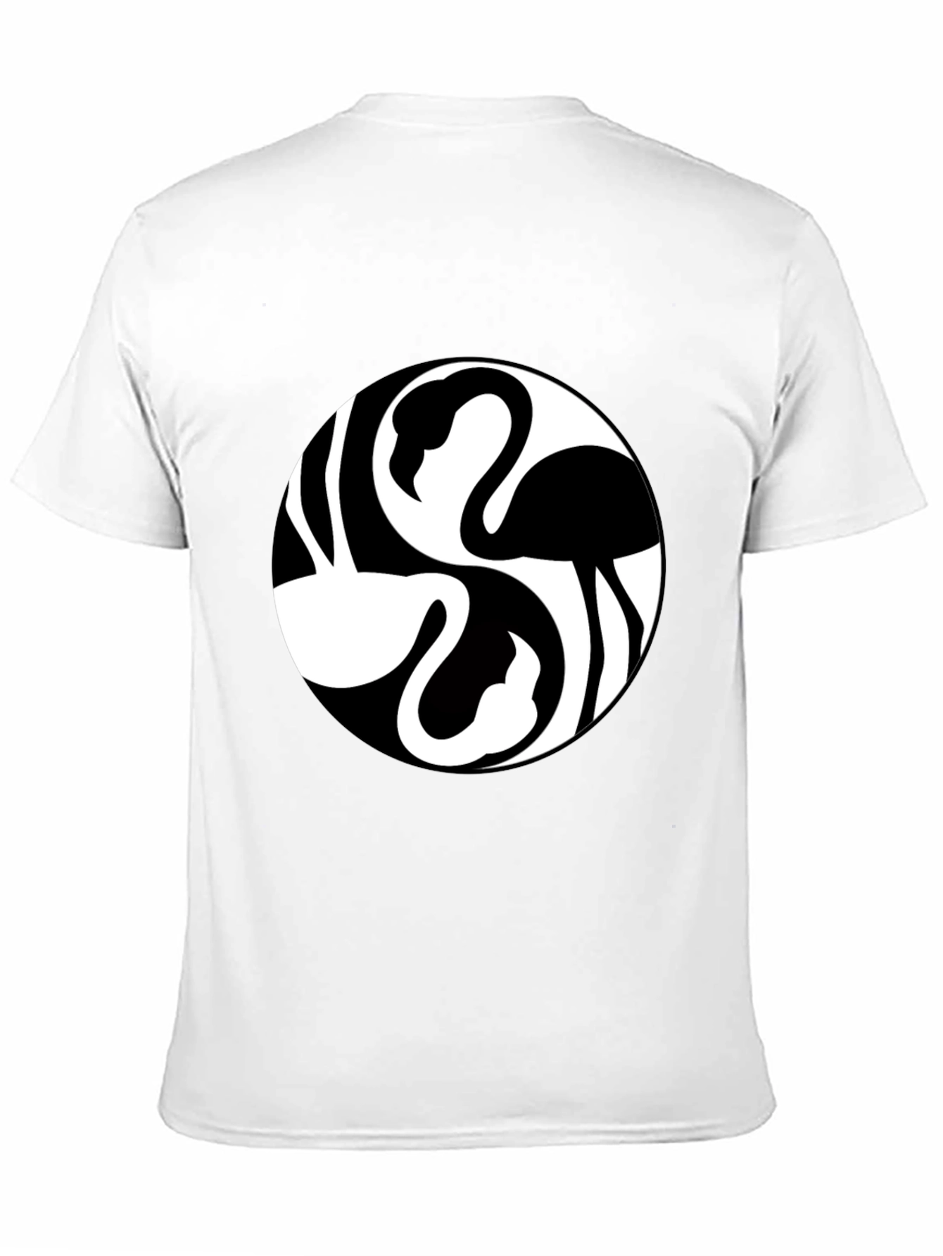 Flamingo Yin Yang Graphic Tee