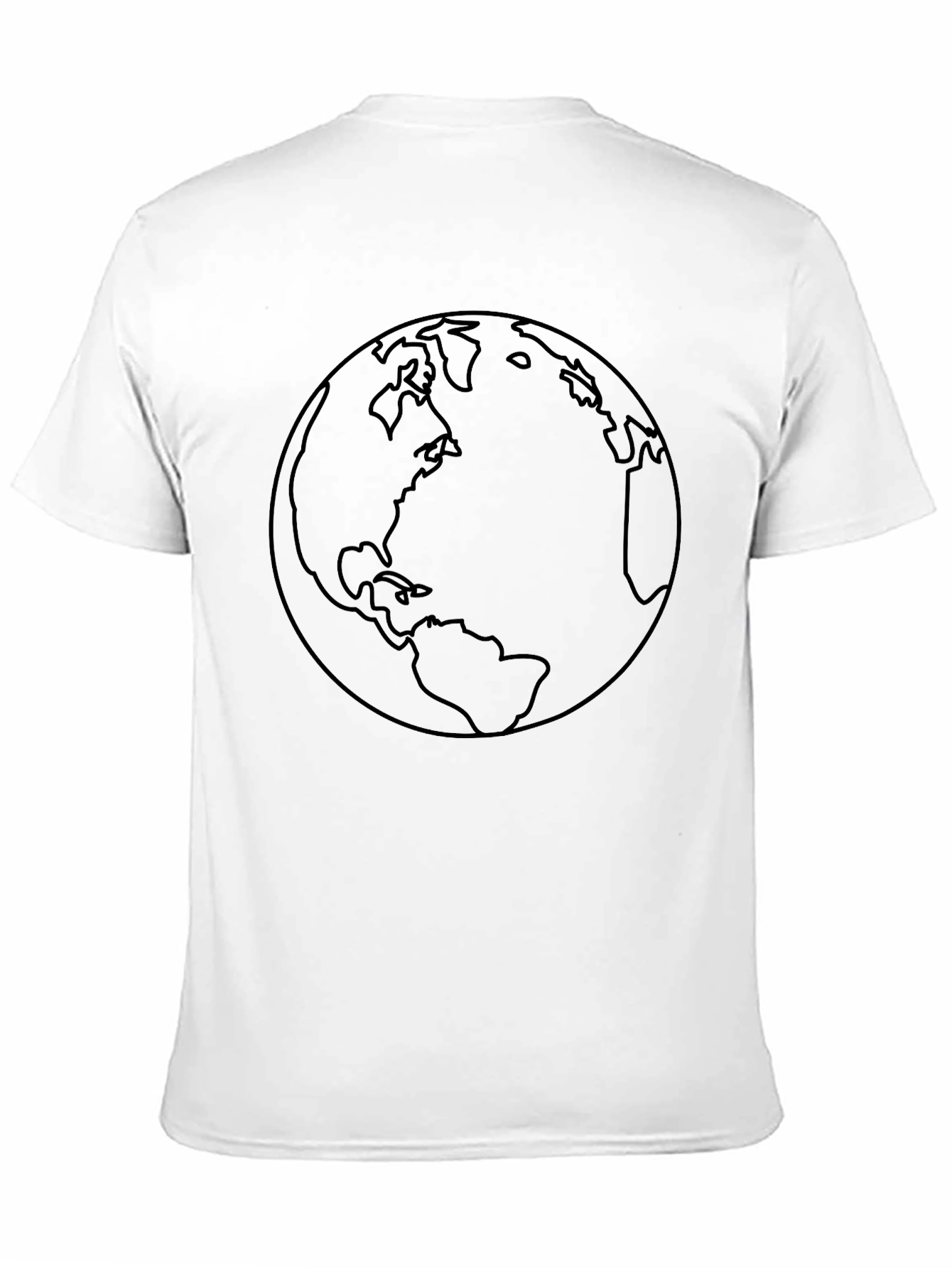 Earth Graphic Black T-Shirt